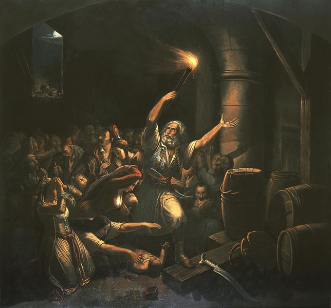 «Η θυσία του Καψάλη», έργο Θεόδωρου Βρυζάκη